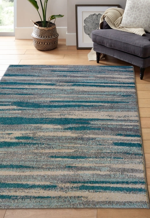 Bold, vibrant, poppy modern and traditional rug