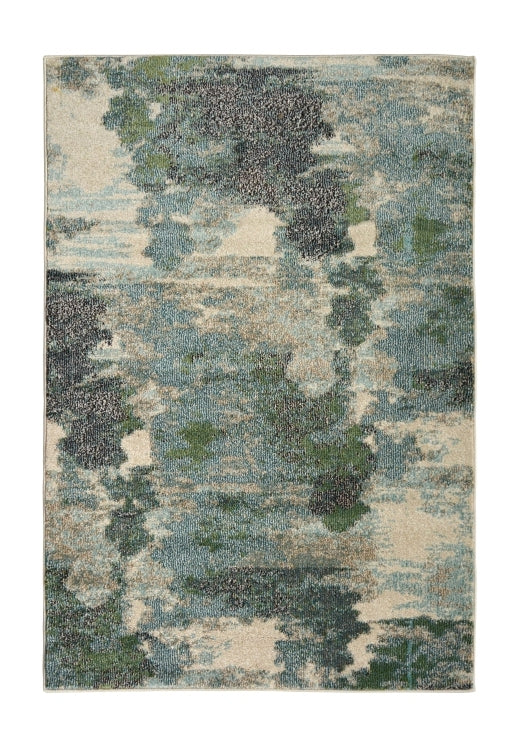 Bold, vibrant, poppy modern and traditional rug