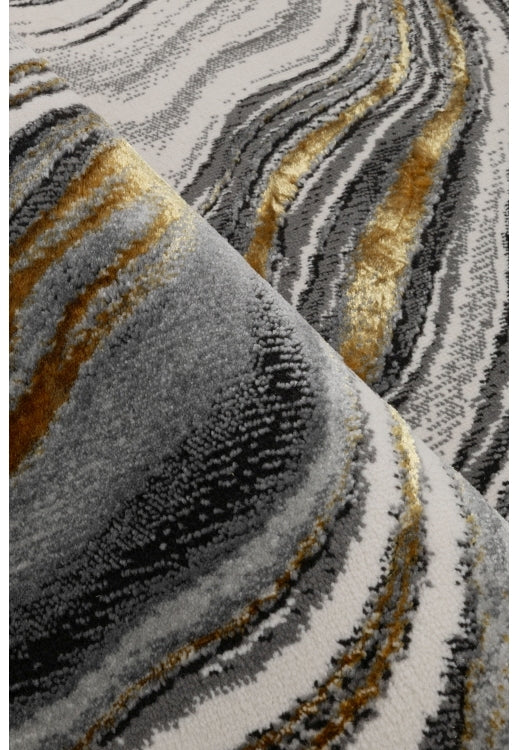 Modern High Shine Marble Rug