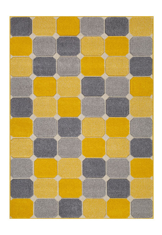 Contemporary Modern Living Machine Woven Rug