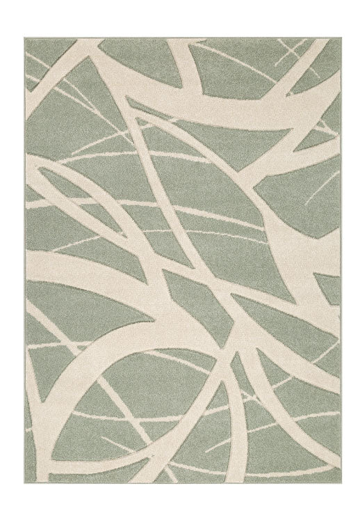 Contemporary Modern Living Machine Woven Rug