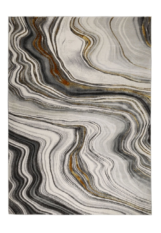 Modern High Shine Marble Rug