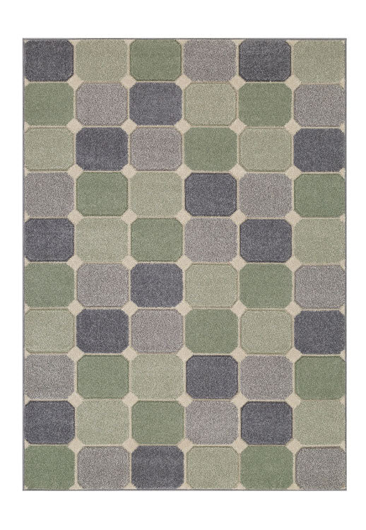 Contemporary Modern Living Machine Woven Rug