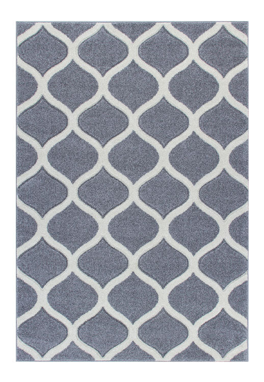 Contemporary Modern Living Machine Woven Rug