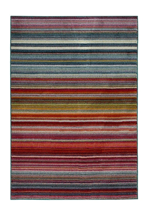 Bold, vibrant, poppy modern and traditional rug