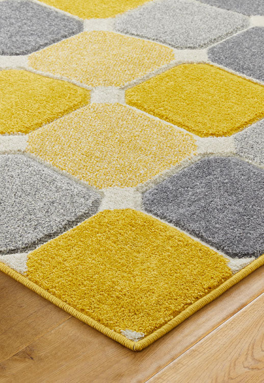 Contemporary Modern Living Machine Woven Rug