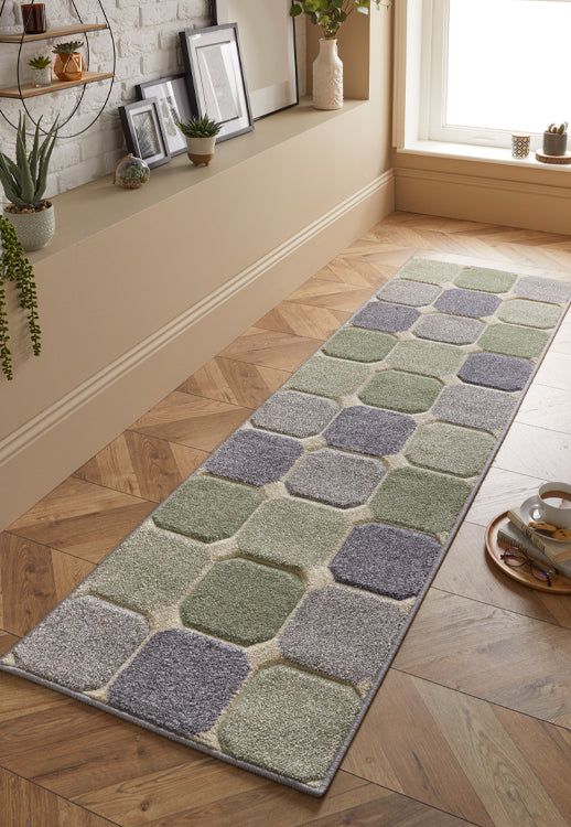 Contemporary Modern Living Machine Woven Rug