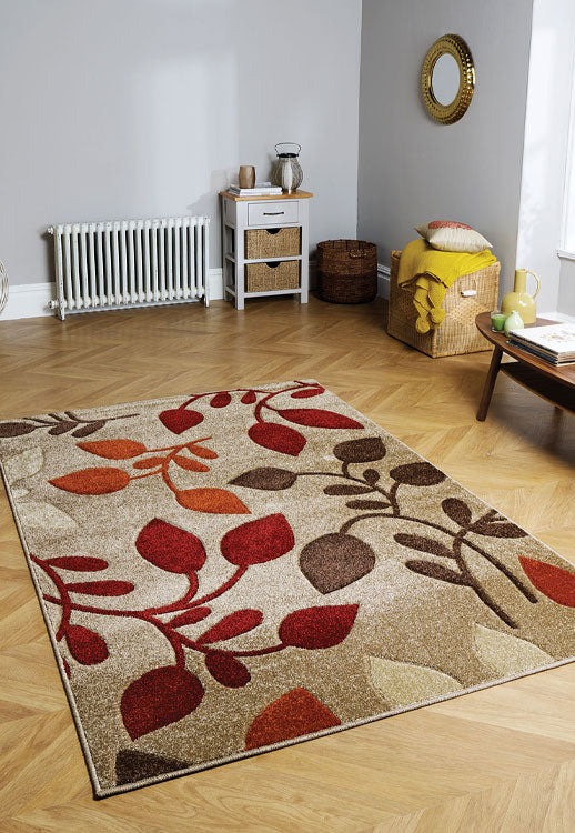Contemporary Modern Living Machine Woven Rug