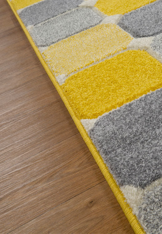 Contemporary Modern Living Machine Woven Rug