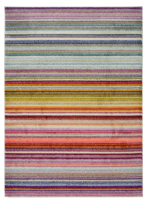 Bold, vibrant, poppy modern and traditional rug
