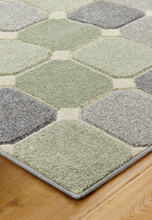 Contemporary Modern Living Machine Woven Rug