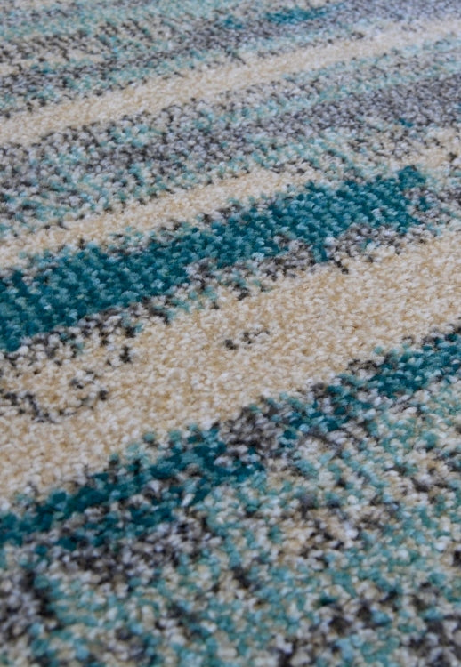 Bold, vibrant, poppy modern and traditional rug