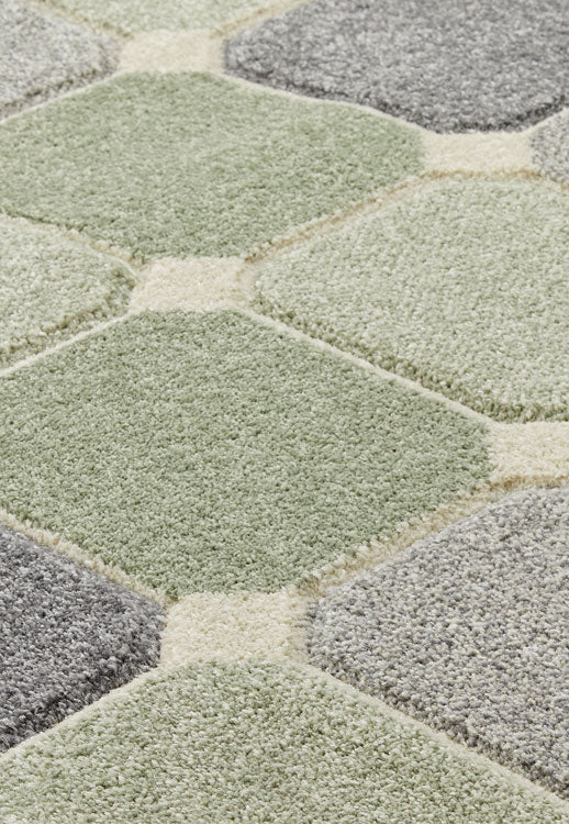 Contemporary Modern Living Machine Woven Rug