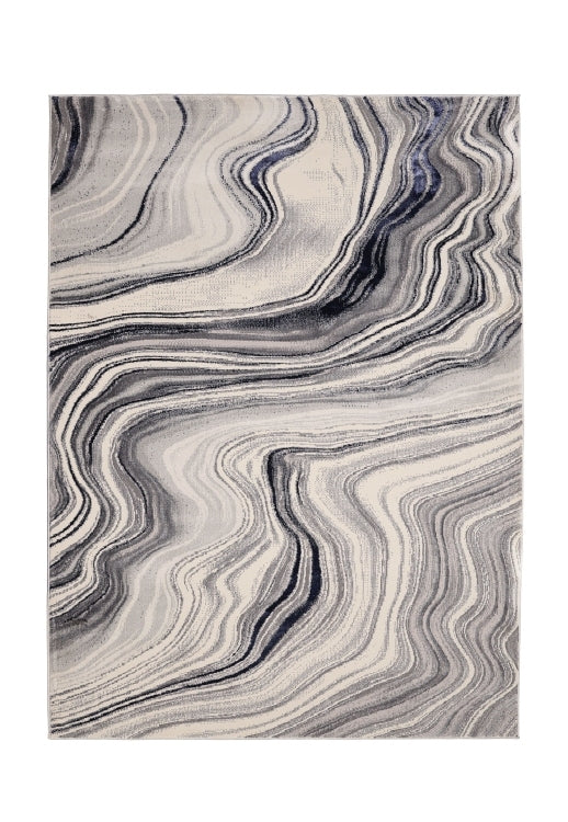 Modern High Shine Marble Rug