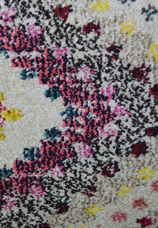 Bold, vibrant, poppy modern and traditional rug