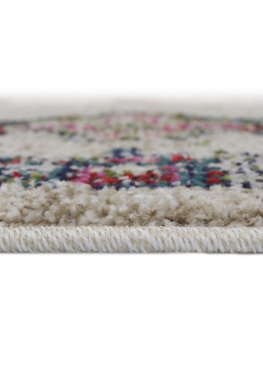 Bold, vibrant, poppy modern and traditional rug