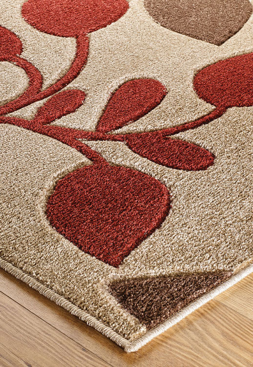 Contemporary Modern Living Machine Woven Rug