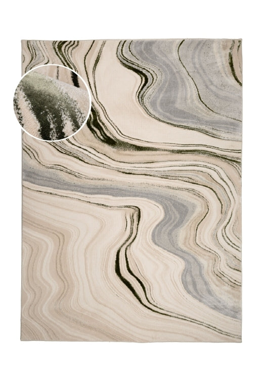 Modern High Shine Marble Rug