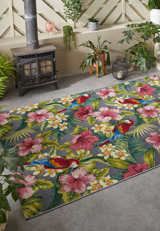 Tropical Indoor Outdoor Vibrant Collection Rugs