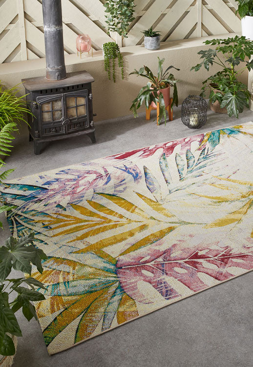 Tropical Indoor Outdoor Vibrant Collection Rugs